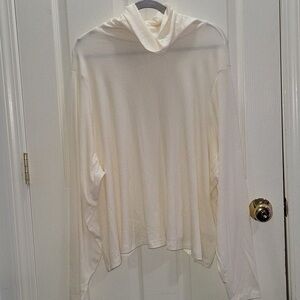Cream Long Sleeve Hoodie